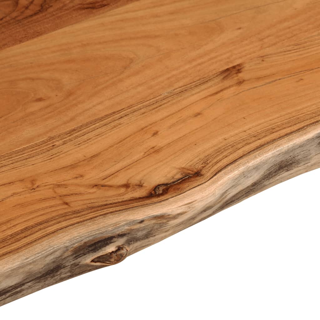 Tömör akácfa téglalap alakú fürdőszobai pult 110 x 60 x 3,8 cm 6
