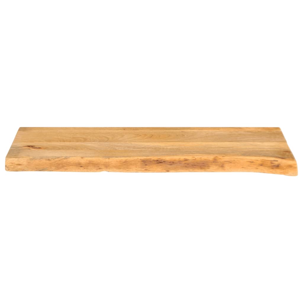 Tömör mangófa természetes élű asztallap 70 x 30 x 2,5 cm 3