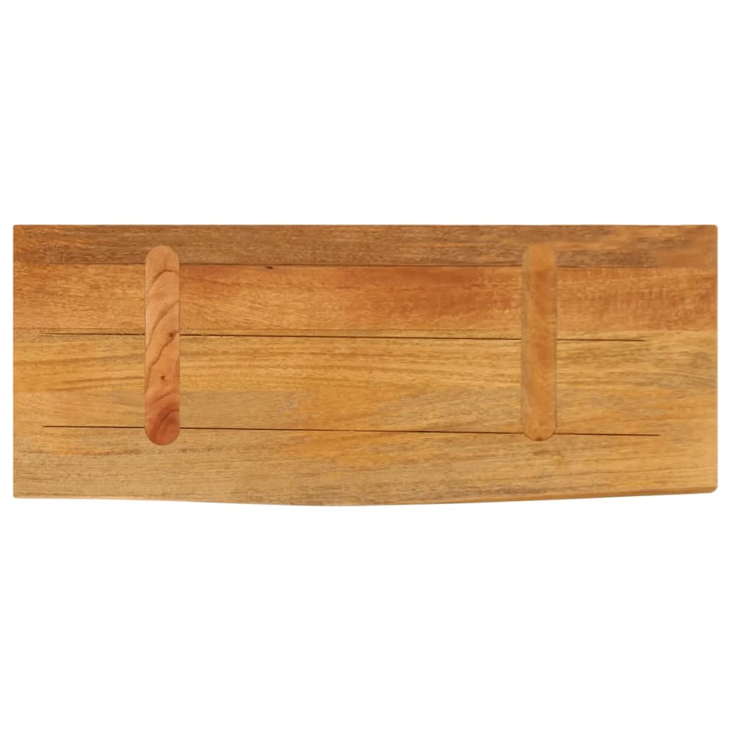 Tömör mangófa természetes élű asztallap 70 x 30 x 3,8 cm 5