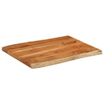 Tömör akácfa téglalap alakú asztallap 90x60x2,5 cm 2