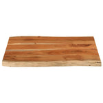 Tömör akácfa téglalap alakú asztallap 90x60x2,5 cm 3