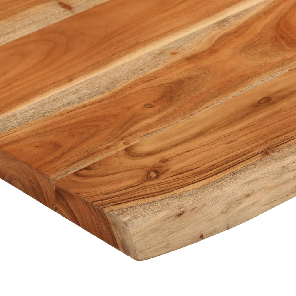 Tömör akácfa téglalap alakú asztallap 90x60x2,5 cm 6