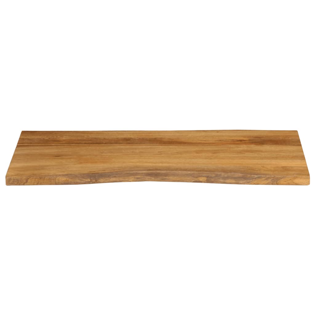 Tömör mangófa természetes élű asztallap 100 x 60 x 2,5 cm 3