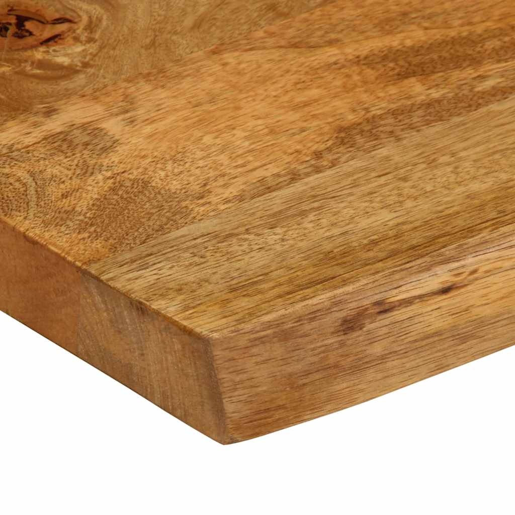 Tömör mangófa természetes élű asztallap 100 x 60 x 2,5 cm 6