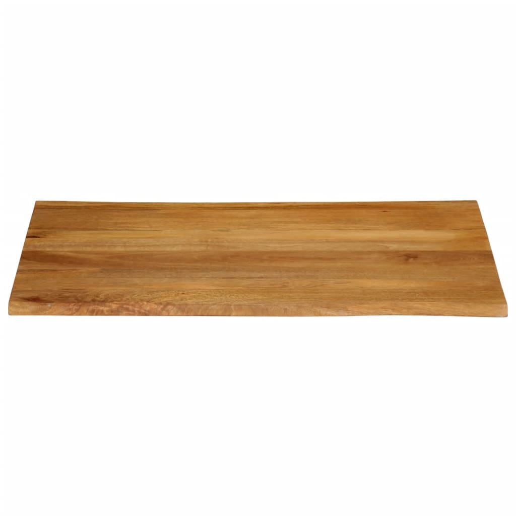 Tömör mangófa természetes élű asztallap 100 x 80 x 2,5 cm 3