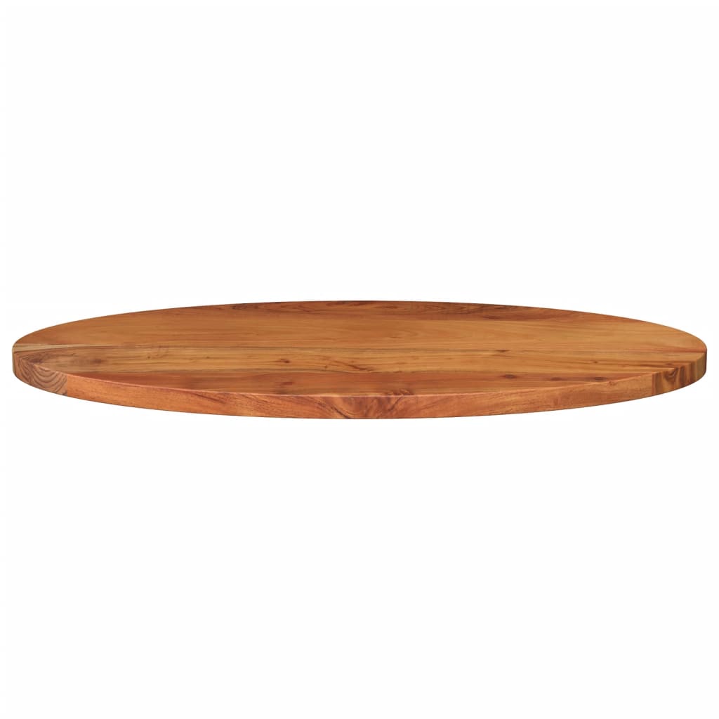 Tömör akácfa ovális asztallap 80 x 40 x 2,5 cm 3