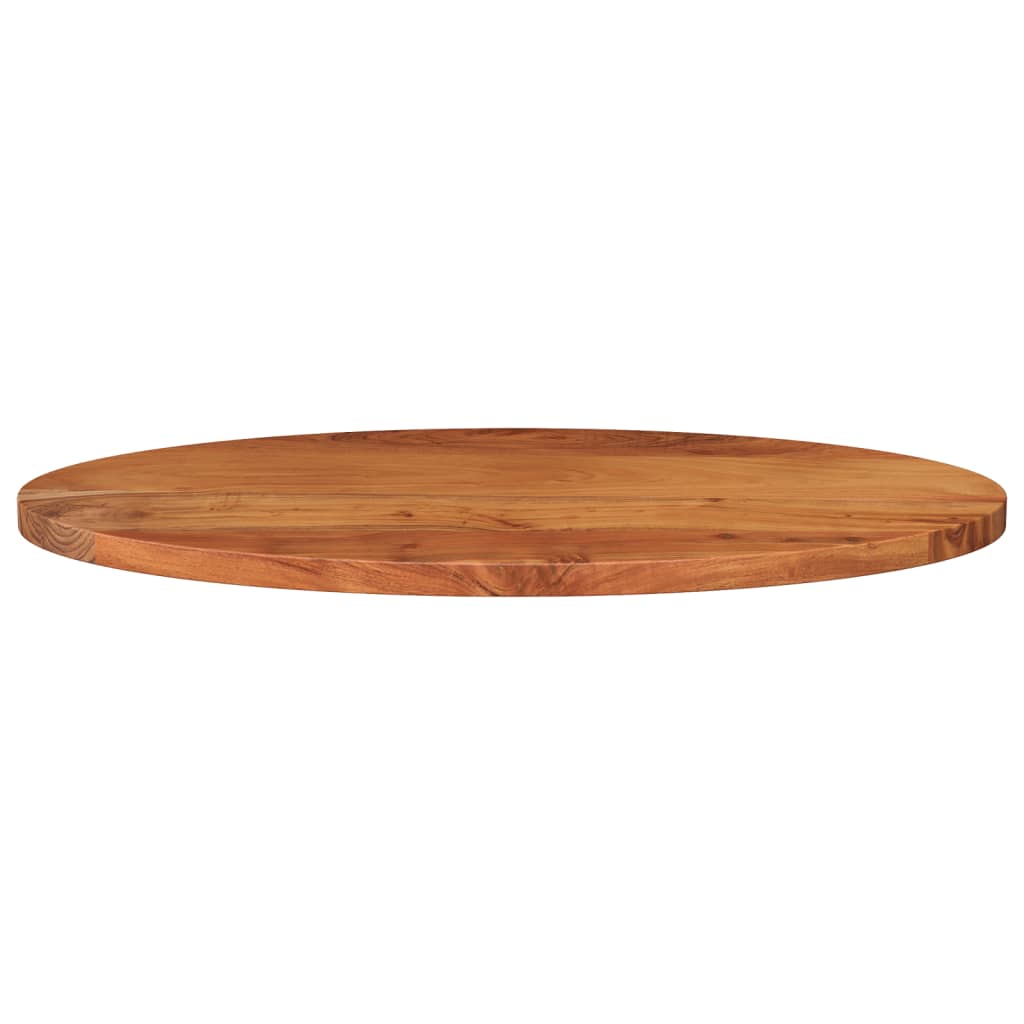Tömör akácfa ovális asztallap 110 x 50 x 2,5 cm 3