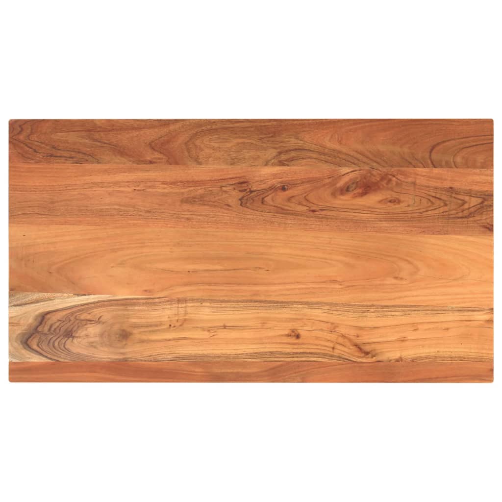 Tömör akácfa téglalap alakú asztallap 100x50x3,8 cm