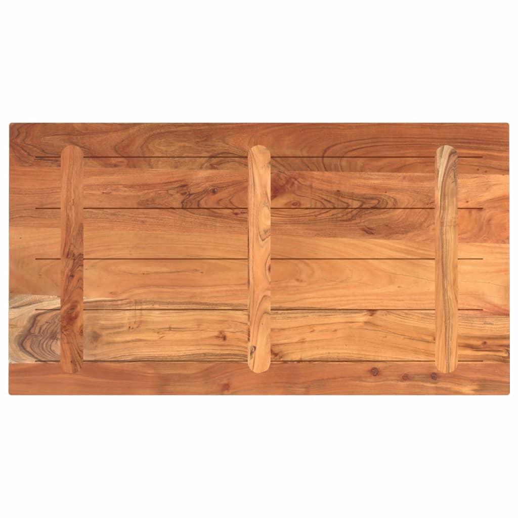 Tömör akácfa téglalap alakú asztallap 120x50x3,8 cm 5