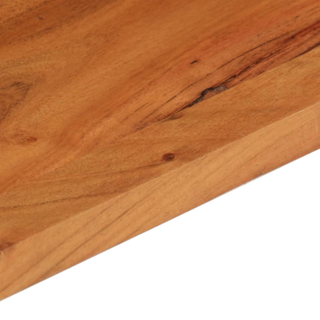 Tömör akácfa téglalap alakú asztallap 120x50x3,8 cm 7