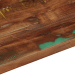 Tömör újrahasznosított fa téglalap alakú asztallap 120x50x2,5cm 7