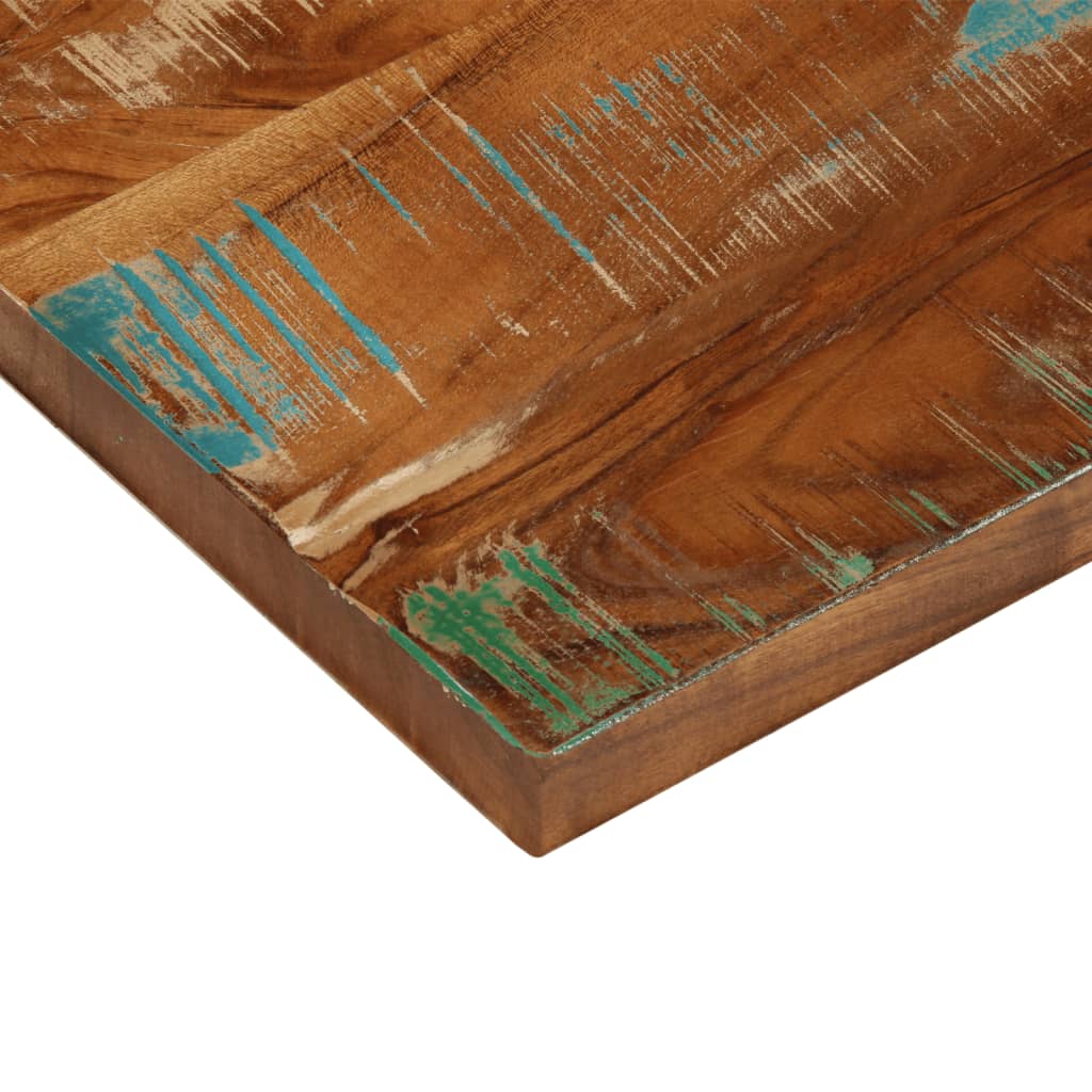 Tömör újrahasznosított fa téglalap alakú asztallap 50x20x3,8 cm 6