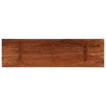 Tömör újrahasznosított fa téglalap alakú asztallap 110x20x3,8cm 5