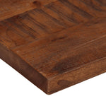Tömör újrahasznosított fa téglalap alakú asztallap 100x50x2,5cm 6