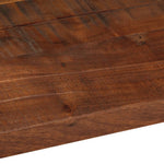 Tömör újrahasznosított fa téglalap alakú asztallap 100x50x2,5cm 7