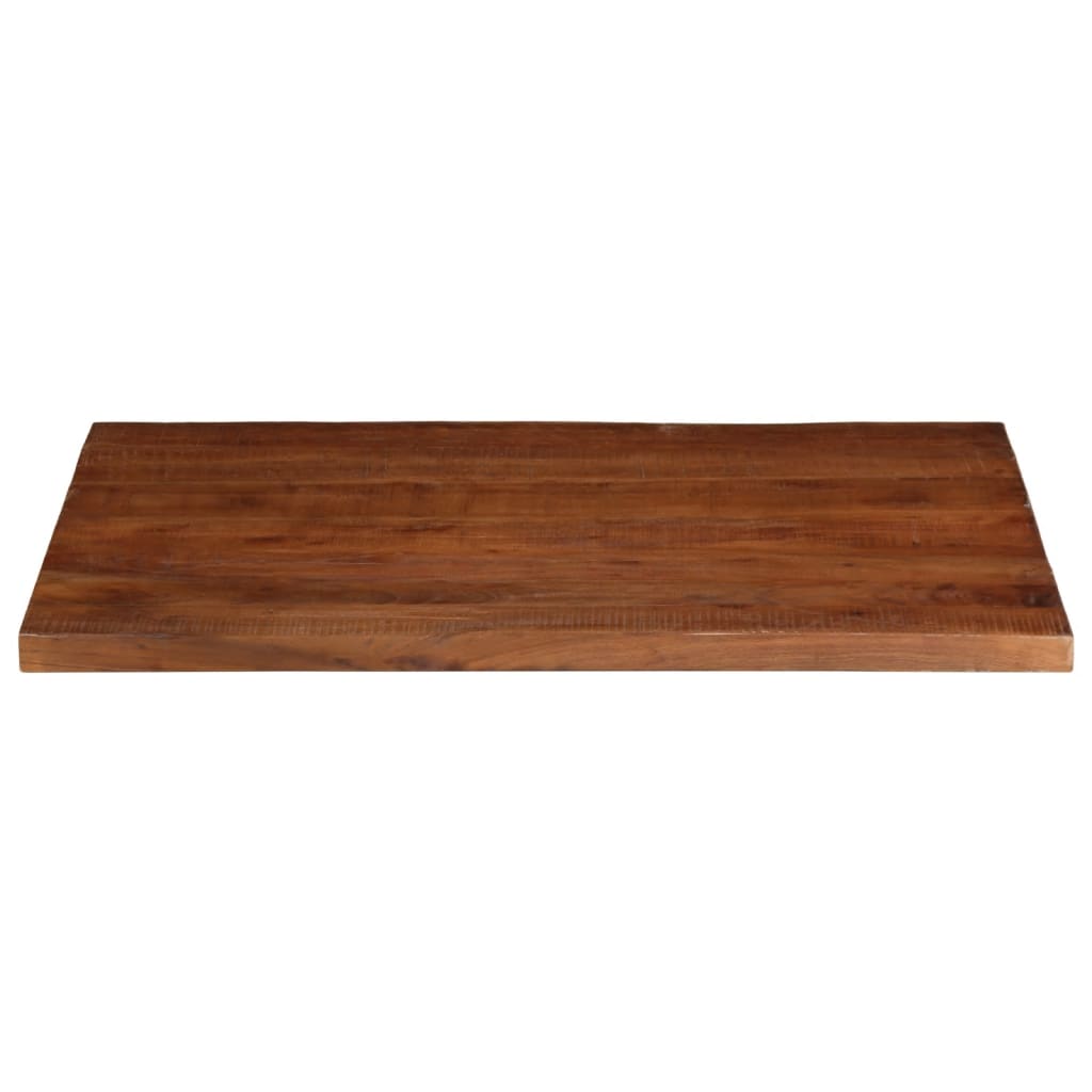 Tömör újrahasznosított fa téglalap alakú asztallap 110x80x2,5cm 3