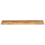 Tömör nyers mangófa téglalap alakú asztallap 110x20x2,5 cm 3