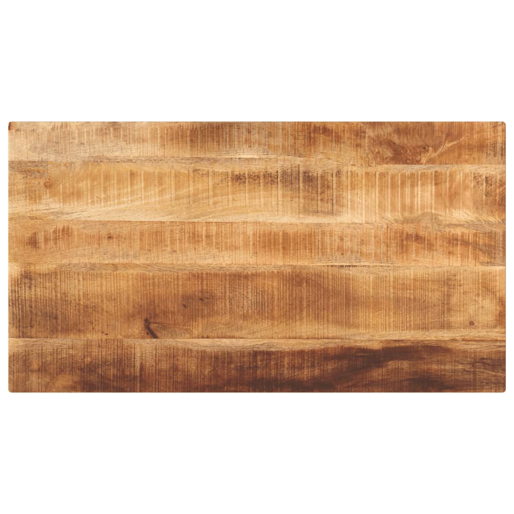 Tömör nyers mangófa téglalap alakú asztallap 110x50x3,8 cm