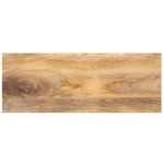 Tömör mangófa téglalap alakú asztallap 80x20x2,5 cm