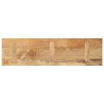 Tömör mangófa téglalap alakú asztallap 100x20x2,5 cm 5