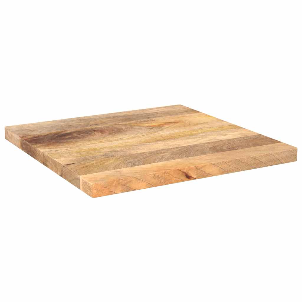 Tömör mangófa négyzet alakú asztallap 60x60x2,5 cm 2