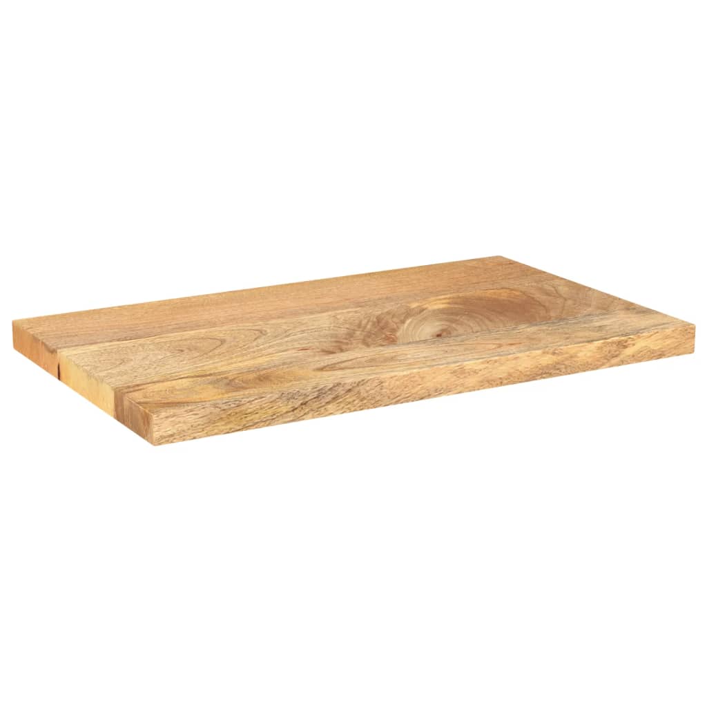 Tömör mangófa téglalap alakú asztallap 60x20x3,8 cm 2