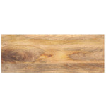 Tömör mangófa téglalap alakú asztallap 70x30x3,8 cm