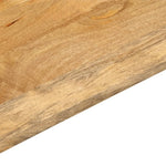 Tömör mangófa téglalap alakú asztallap 70x30x3,8 cm 7