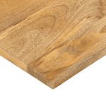 Tömör mangófa téglalap alakú asztallap 90x40x3,8 cm 6