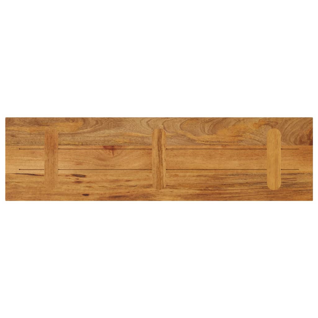Tömör mangófa téglalap alakú asztallap 100x20x2,5 cm 5