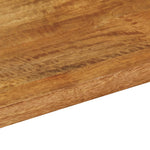 Tömör mangófa téglalap alakú asztallap 100x20x2,5 cm 7