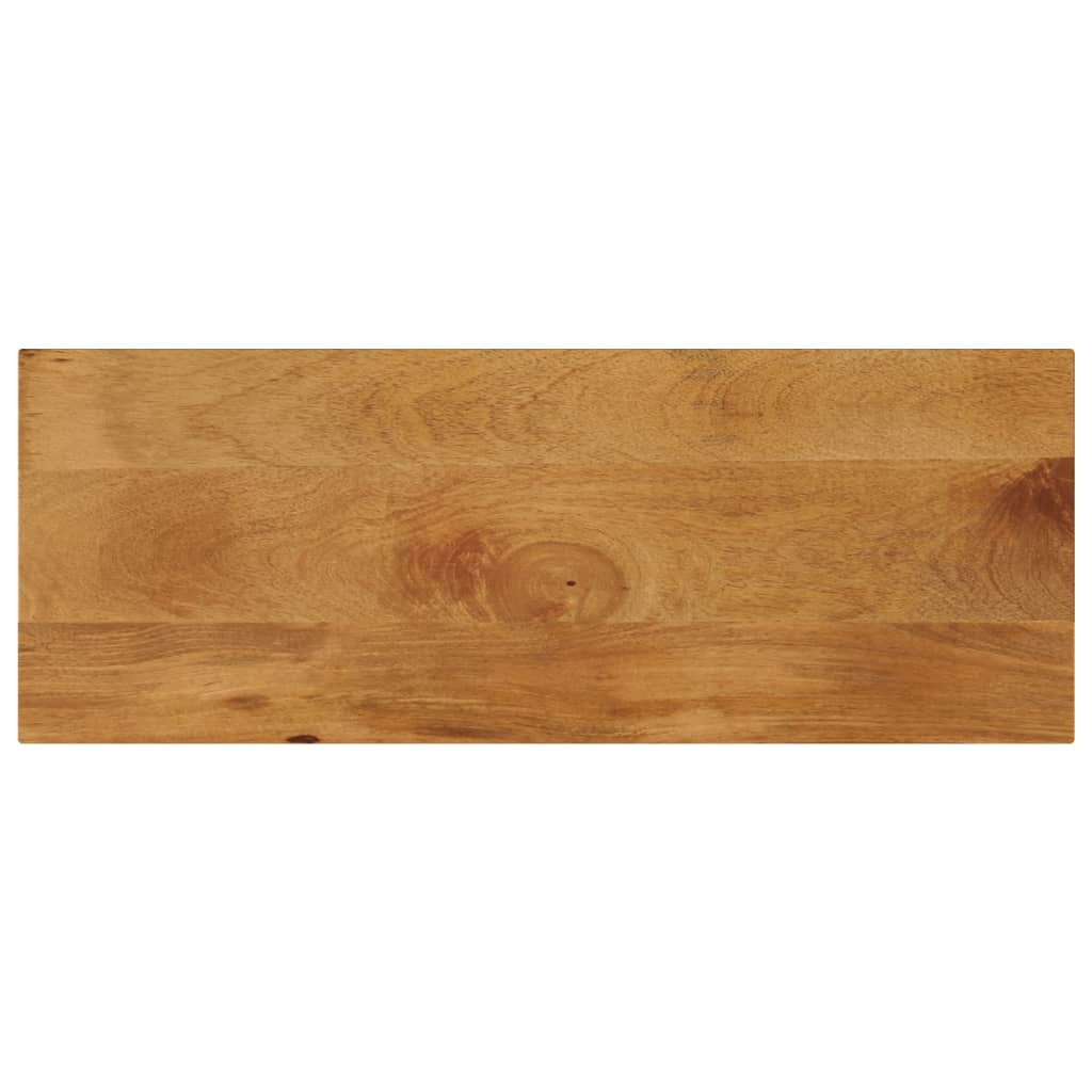 Tömör mangófa téglalap alakú asztallap 80x30x3,8 cm