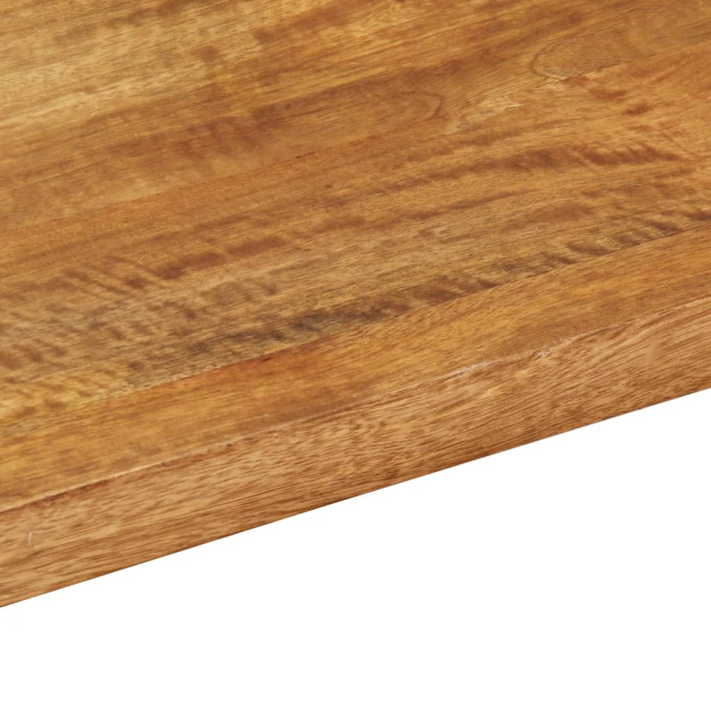 Tömör mangófa téglalap alakú asztallap 80x30x3,8 cm 7