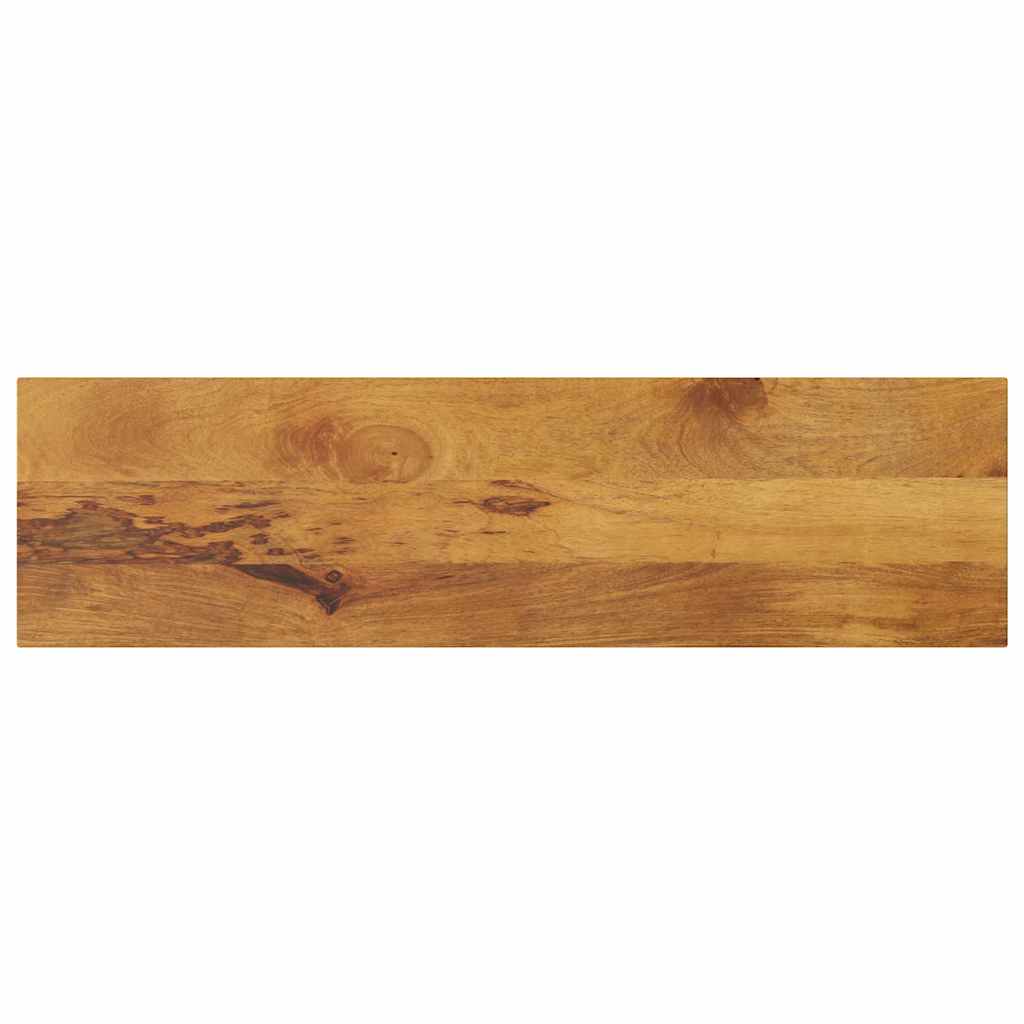 Tömör mangófa téglalap alakú asztallap 100x30x3,8 cm