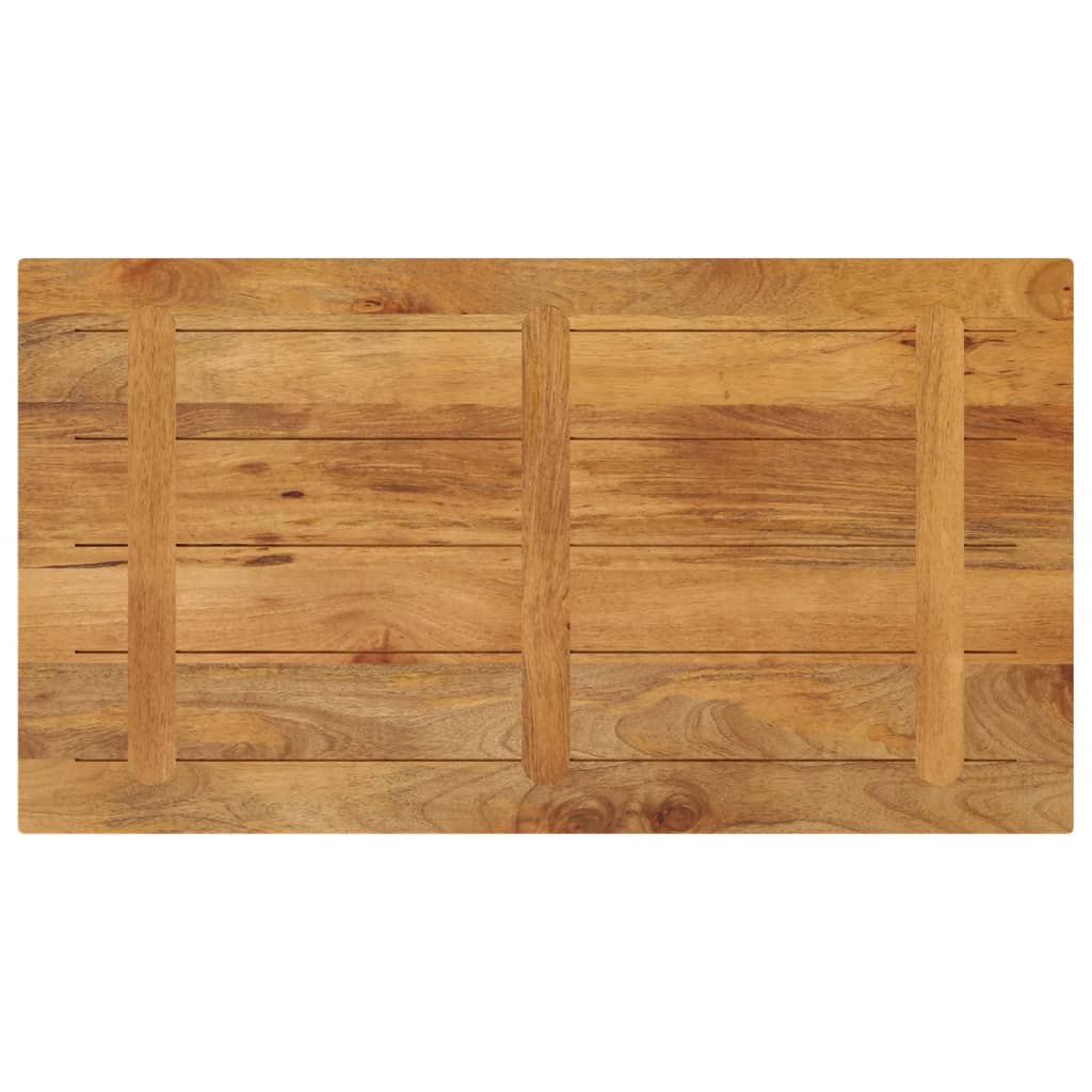Tömör mangófa téglalap alakú asztallap 100 x 60 x 3,8 cm 5