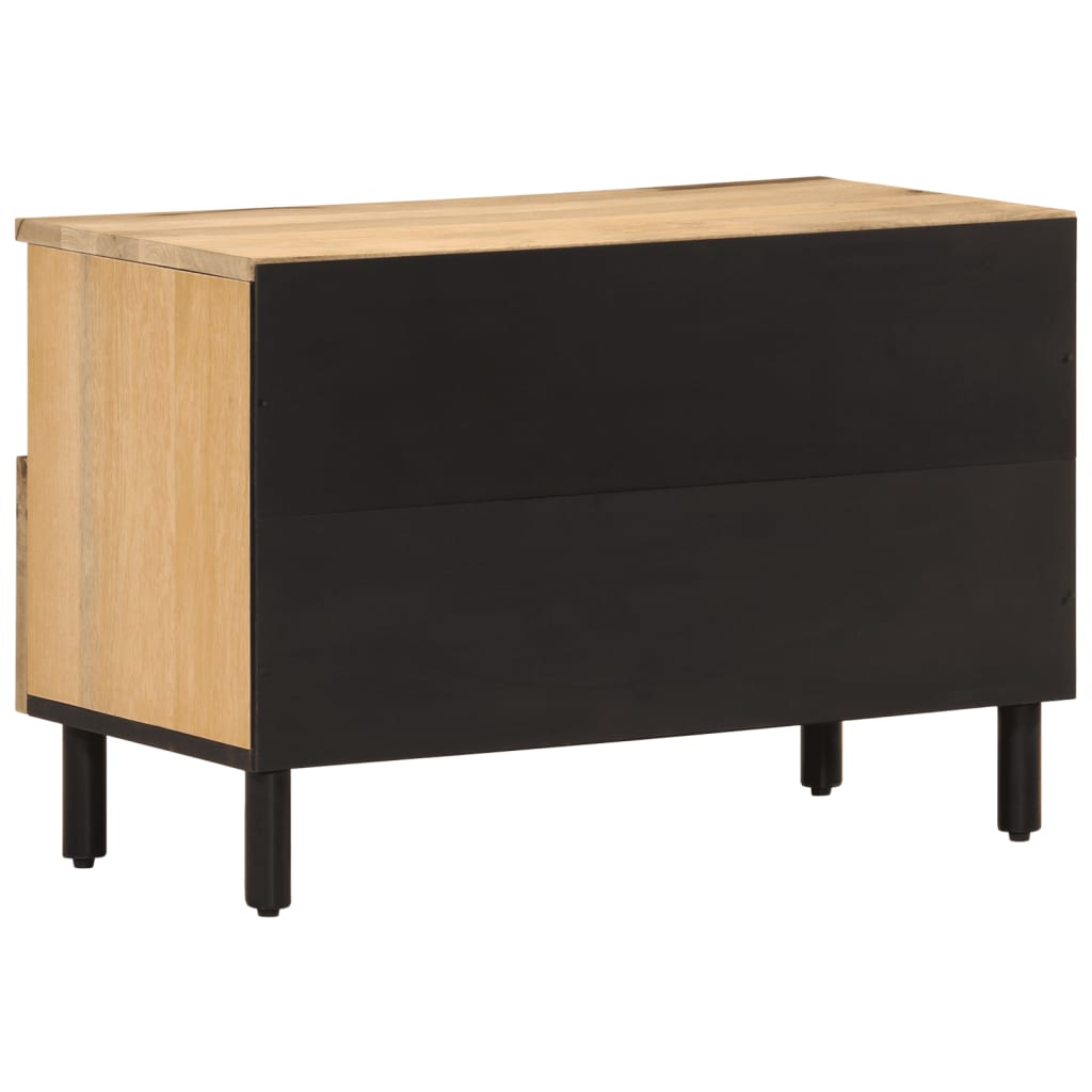 Tömör mangófa TV-szekrény 70 x 33 x 46 cm 7