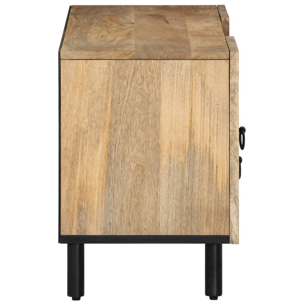 Tömör mangófa TV-szekrény 105 x 33 x 46 cm 6