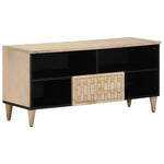 Tömör mangófa TV-szekrény 100 x 33 x 46 cm 2