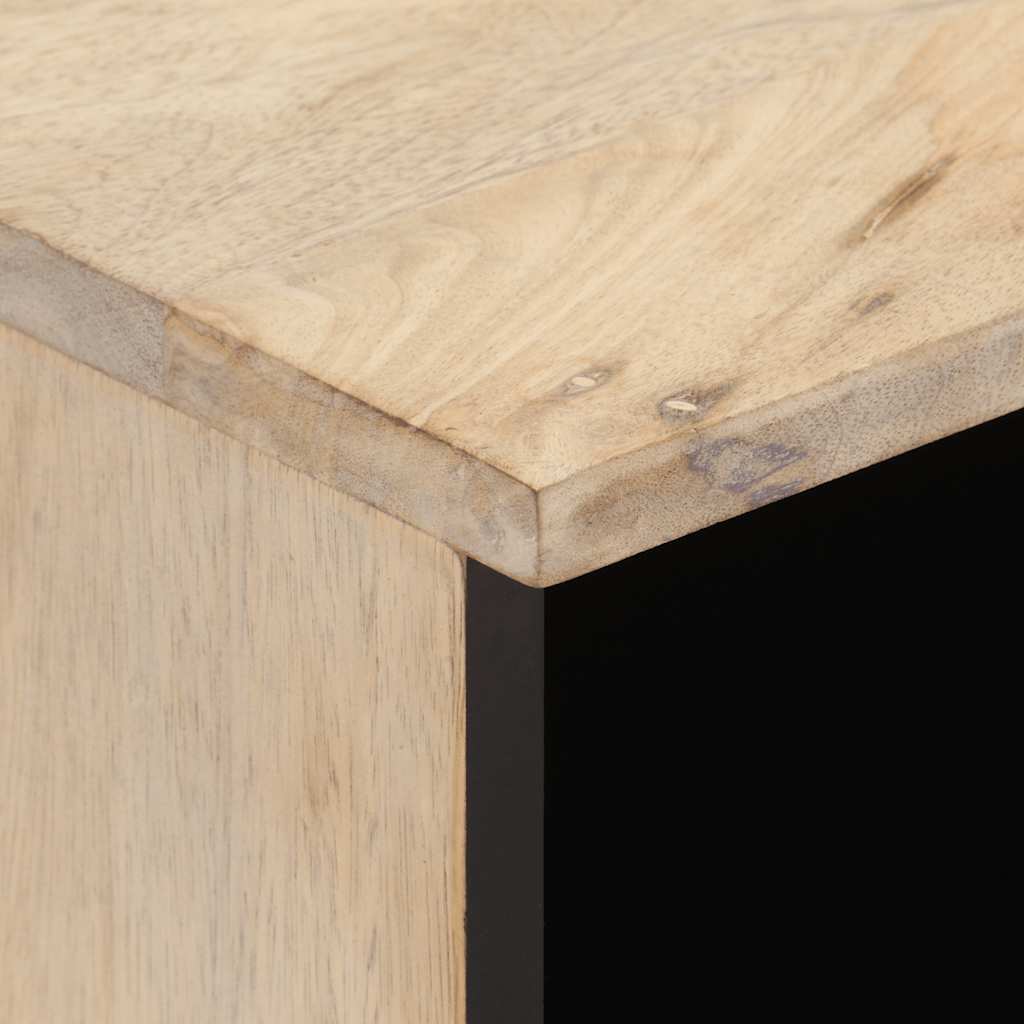 Tömör mangófa TV-szekrény 100 x 33 x 46 cm 7