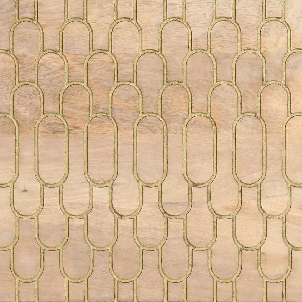 Tömör mangófa TV-szekrény 100 x 33 x 46 cm 11