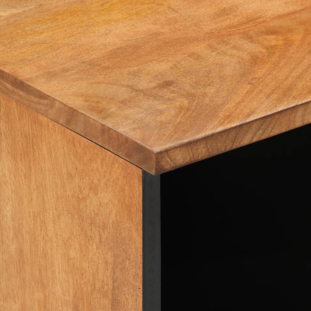Tömör mangófa éjjeliszekrény 40 x 33 x 46 cm 7