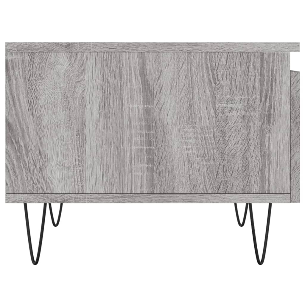 2 db szürke sonoma szerelt fa dohányzóasztal 50 x 46 x 35 cm 8