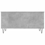 Betonszürke szerelt fa dohányzóasztal 90x44,5x45 cm 6