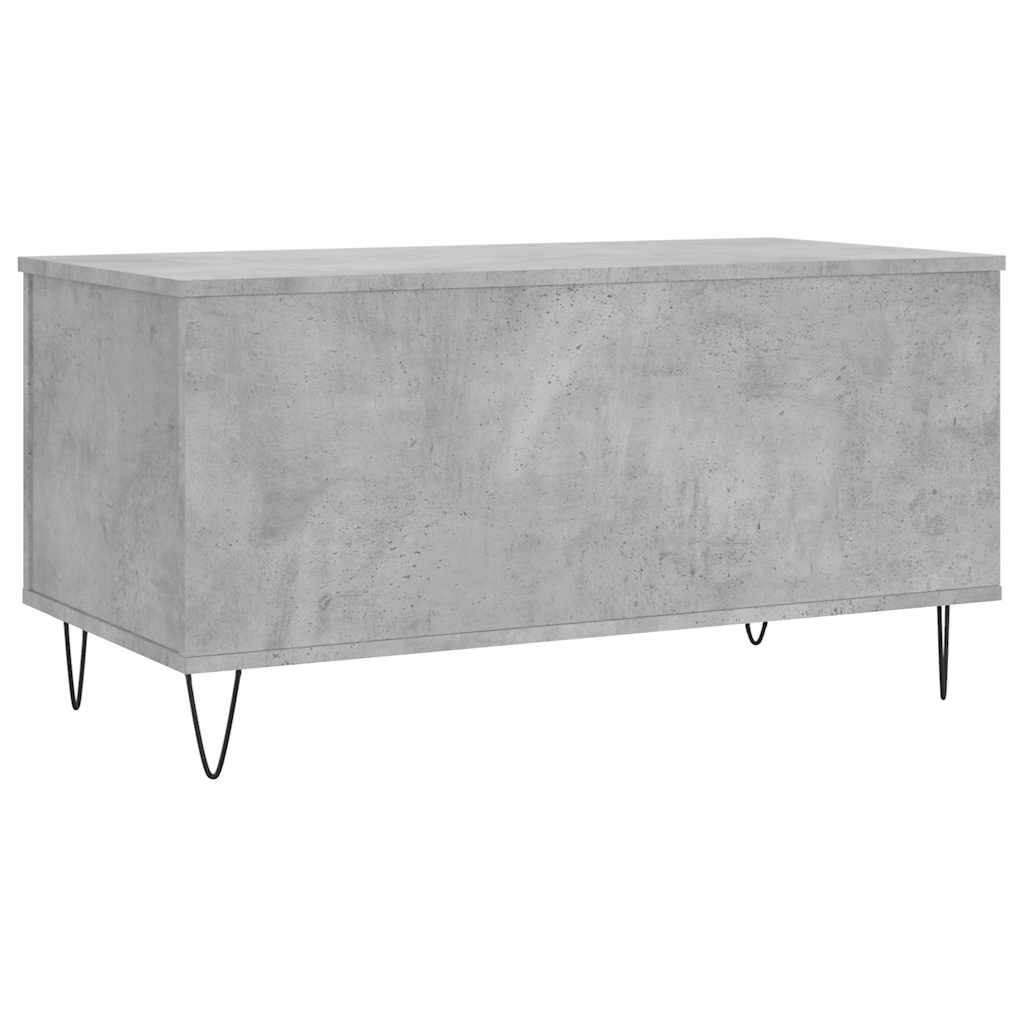 Betonszürke szerelt fa dohányzóasztal 90x44,5x45 cm 8