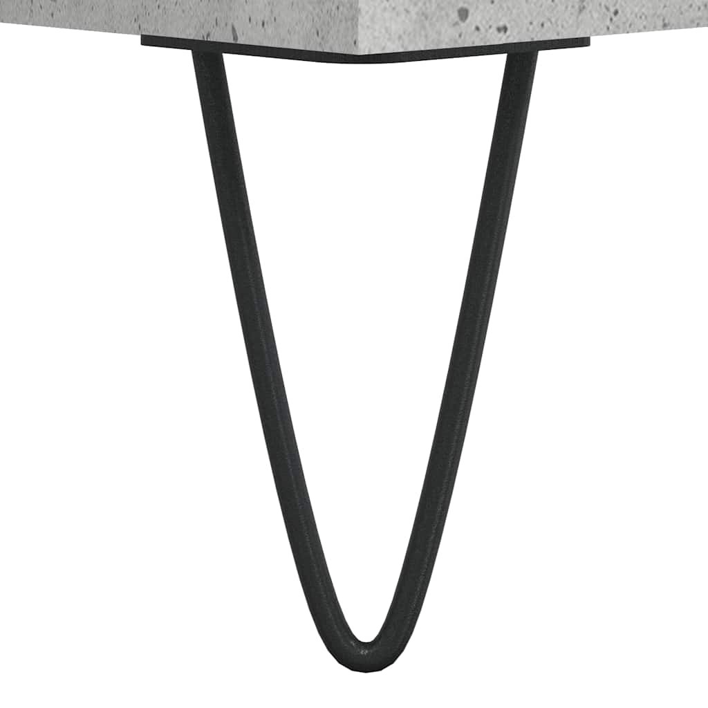 Betonszürke szerelt fa dohányzóasztal 90x44,5x45 cm 9
