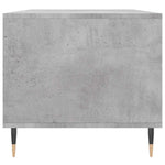 Betonszürke szerelt fa dohányzóasztal 90x49x45 cm 7