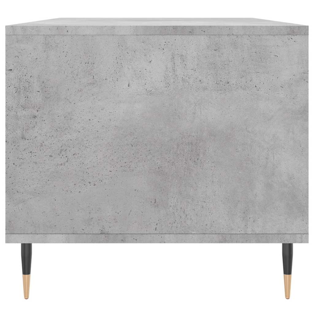 Betonszürke szerelt fa dohányzóasztal 90x49x45 cm 7