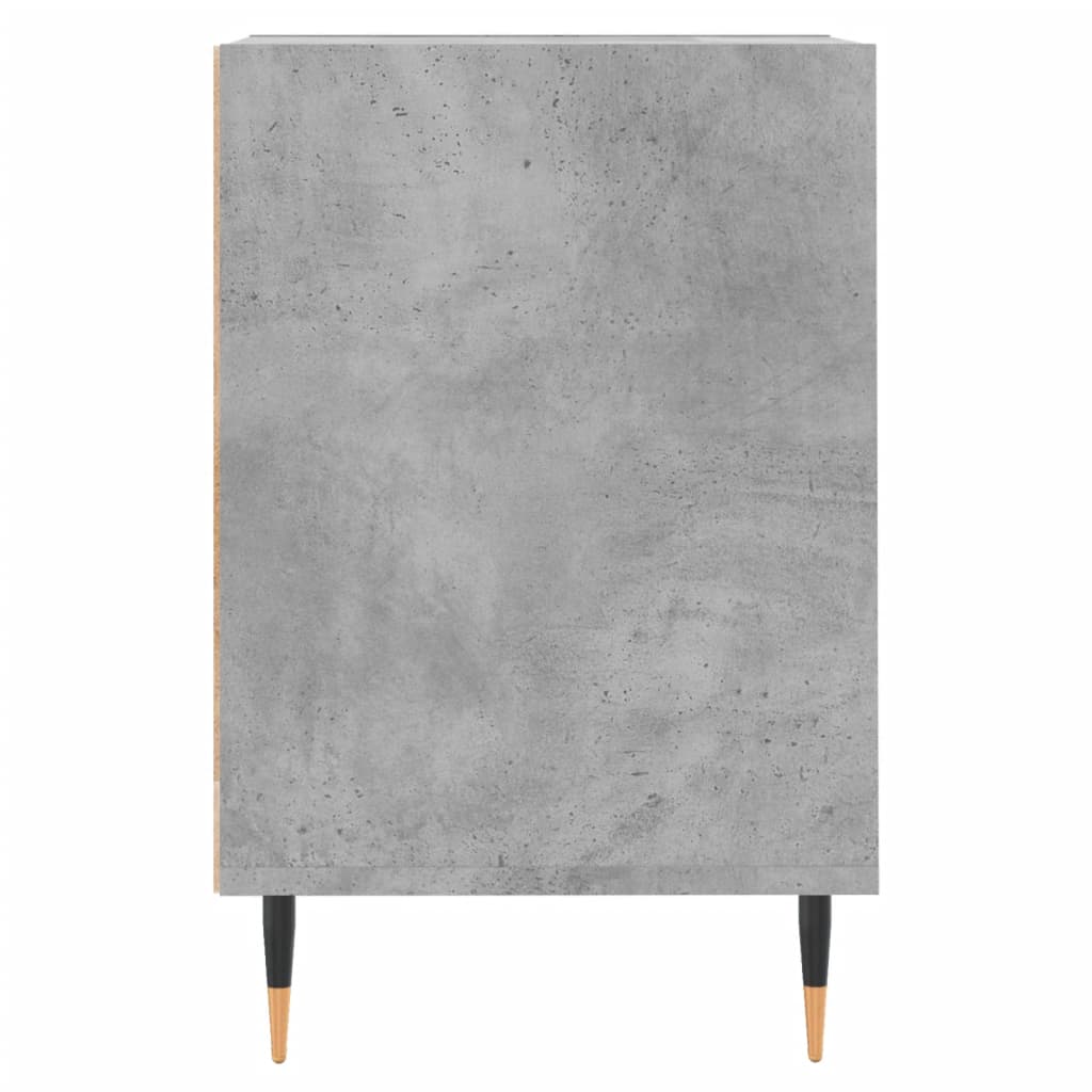 Betonszürke szerelt fa TV-szekrény 100 x 35 x 55 cm 7