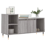 Szürke sonoma színű szerelt fa TV-szekrény 100x35x55 cm 3