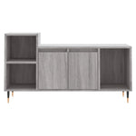 Szürke sonoma színű szerelt fa TV-szekrény 100x35x55 cm 5